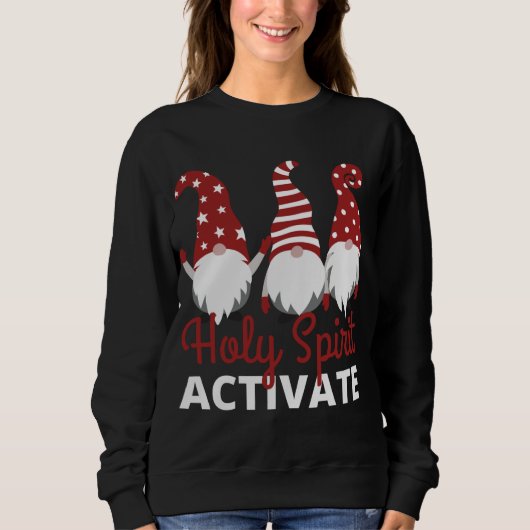 Gnomen XMAS Holy Spirit Activeren - Grappig Christ Trui (Voorkant)