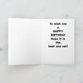 GNOMEN ZEGGEN TIJD OM TE ZEGGEN **GELUKKIGE VERJAA KAART (Binnen)