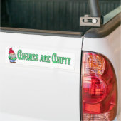 Gnomen zijn gnifiek! bumpersticker (Op Truck)
