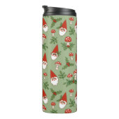 Gnomes and Mushrooms on Celadon Thermal Tumbler Thermosbeker (Geroteerd rechts)