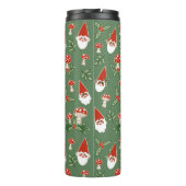 Gnomes and Mushrooms on Fern Thermal Tumbler Thermosbeker (Achterkant)