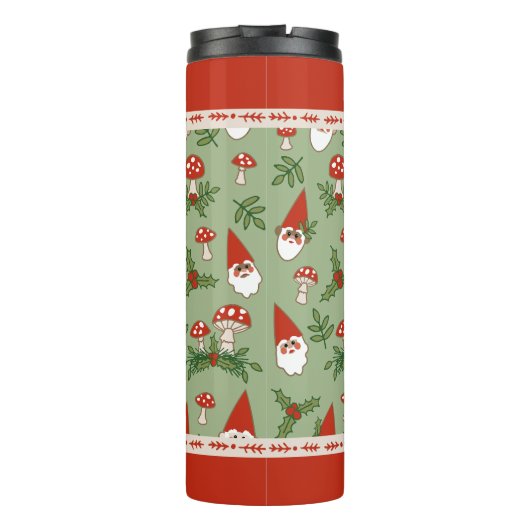 Gnomes and Mushrooms Thermosbeker (Achterkant)
