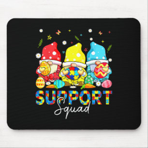 Gnomes Autism Awareness Shirten Support Squad East Muismat
