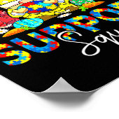 Gnomes Autism Awareness Shirten Support Squad East Poster (Hoek)