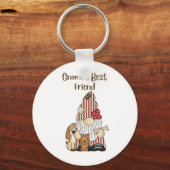 Gnome's beste vriend sleutelhanger (Voorkant)