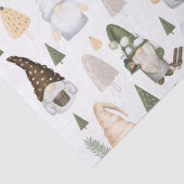 Gnomes Bos Wit Tissuepapier (Detail)