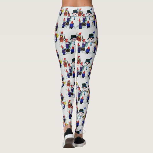 GNOMES BOUILD SNOWMAN LEGGINGS (Achterkant)