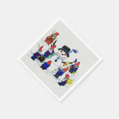 GNOMES BOUILD SNOWMAN SERVET (Hoek)