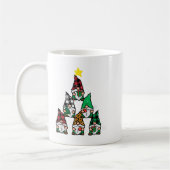 Gnomes Christmas Tree Funny Xmas Holidays Men Wome Koffiemok (Links)