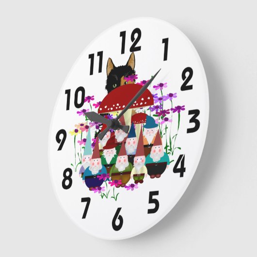 Gnomes Clock Grote Klok (Hoek)