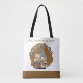 Gnomes Coffee Lovers Cute Schattig Funny Women's Tote Bag (Voorkant)