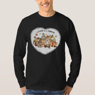 Gnomes Coffee Pumpkin spice latte Fall Autumn Than T-shirt
