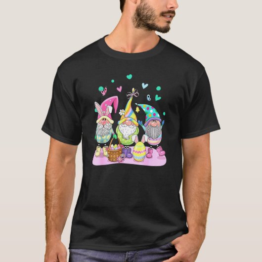 Gnomes Cute Ester Ester Apparel Easter Day Family  T-shirt (Voorkant)