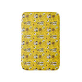 Gnomes die honingbijen van honinggeel maken badmat (Voorkant Verticaal)