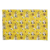 Gnomes die honingbijen van honinggeel maken kussensloop (Voorkant)