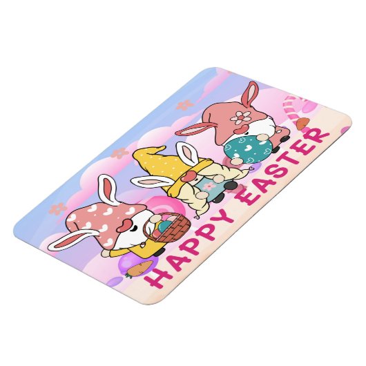 Gnomes Easter Magnet Magneet (Linkerzijde)