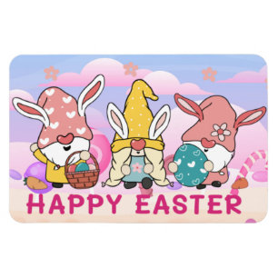 Gnomes Easter Magnet Magneet