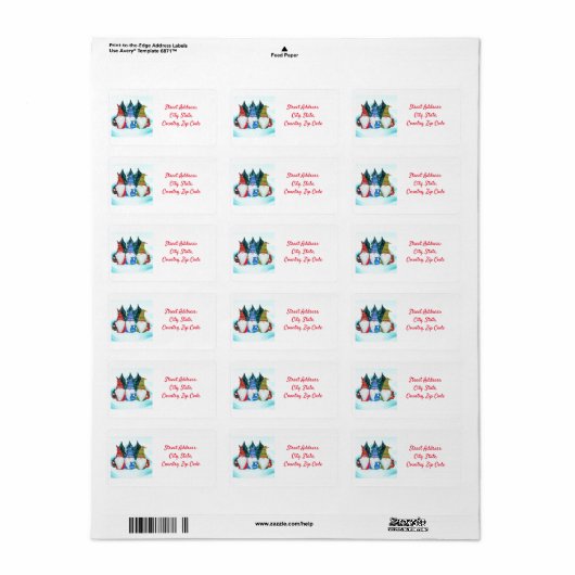 Gnomes Etiket (Full Sheet)