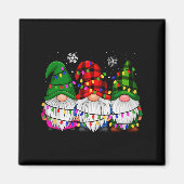 Gnomes Family Matching Pjs Men Women Funny Xmas Ho Magneet (Voorkant)