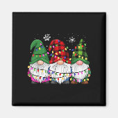 Gnomes Family Matching Pjs Men Women Funny Xmas Ho Magneet (Voorkant)