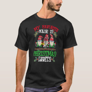 Gnomes Favorite kerstlamour Holiday Ugly Chri T-shirt