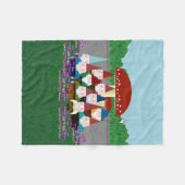 Gnomes Fleece Deken (Voorkant (Horizontaal))