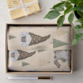 Gnomes Forest Beige Tissuepapier (Geschenk)