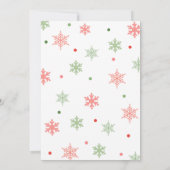 Gnomes Fun Holiday Christmas Party Uitnodiging (Achterkant)