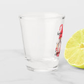 Gnomes Funny, ik hou van je gezicht Shot Glas (Links)