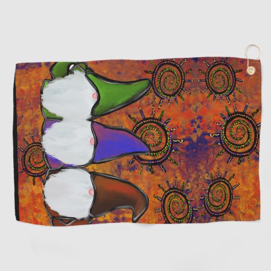 GNOMES GOLFHANDDOEK (Horizontaal)