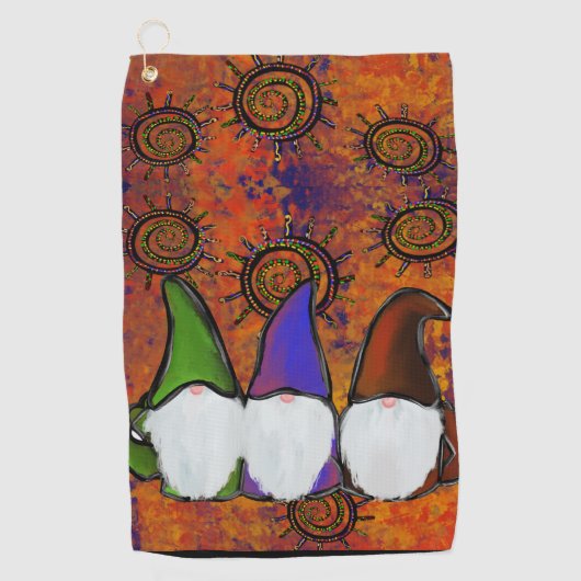 GNOMES GOLFHANDDOEK (Voorkant)