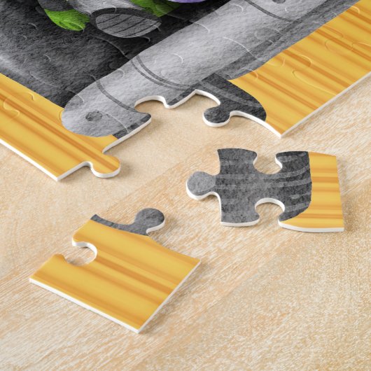 Gnomes Gray Truck Puzzle Legpuzzel (Zijkant)