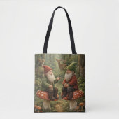 Gnomes having a chat tote bag (Voorkant)
