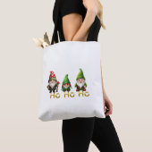 Gnomes Ho Ho Ho Christmas Tote Bag (Dichtbij)