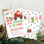 Gnomes Holiday Fun Kerstfeest Uitnodiging