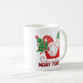 Gnomes in a Sleigh Merry Christmas Koffiemok (Voorkant rechts)