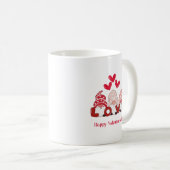 Gnomes in Love Valentine's Day Design Koffiemok (Voorkant rechts)