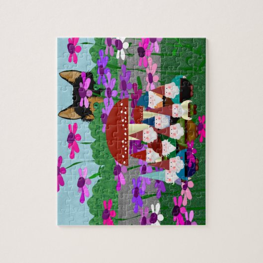Gnomes Jigzaag Puzzle Legpuzzel (Verticaal)