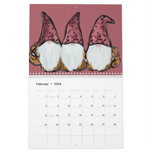 GNOMES KALENDER (Feb 2026)