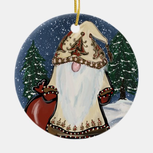 Gnomes Keramisch Ornament (Voorkant)