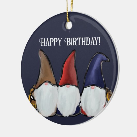 GNOMES KERAMISCH ORNAMENT (Links)