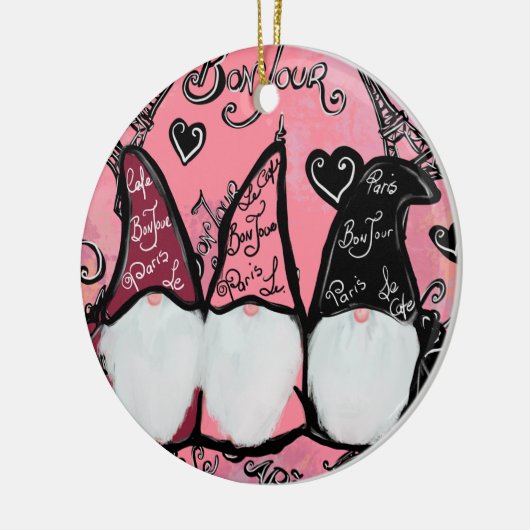 GNOMES KERAMISCH ORNAMENT (Links)