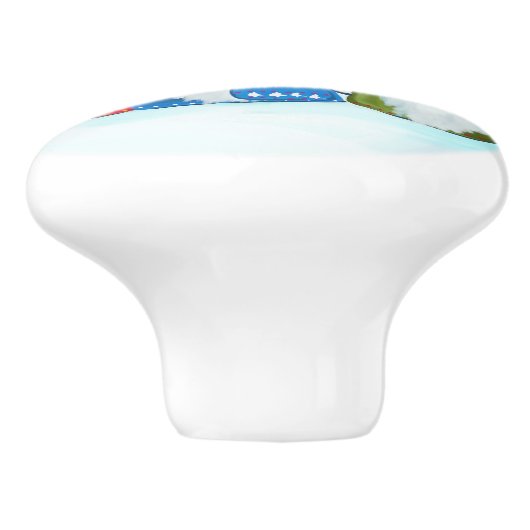 Gnomes Keramische Knop (Zijkant)