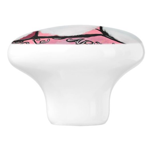 GNOMES KERAMISCHE KNOP (Zijkant)