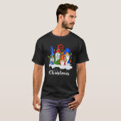 Gnomes kerstcadeaus Funny Xmas T-shirt (Voorkant volledig)