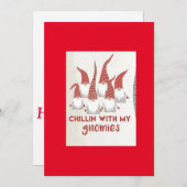 Gnomes kerstkaart (Voorkant / Achterkant)