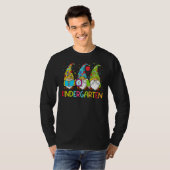 Gnomes Kindergarten Kreeg eerdaagse leraar terug n T-shirt (Voorkant volledig)