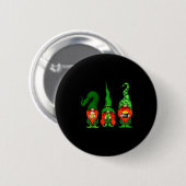 Gnomes Leprechaun St Patricks Day Beer Clover Iri- Ronde Button 5,7 Cm (Voorkant /achterkant)