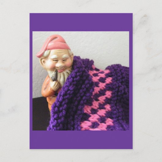 Gnomes Love Knitting Briefkaart (Voorkant)