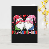 Gnomes Math Pun Teacher Algebra Calculus Valentine Kaart (Gele Bloem)